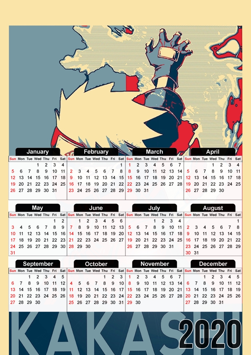 Kakashi Propaganda für A3 Fotokalender 30x43cm