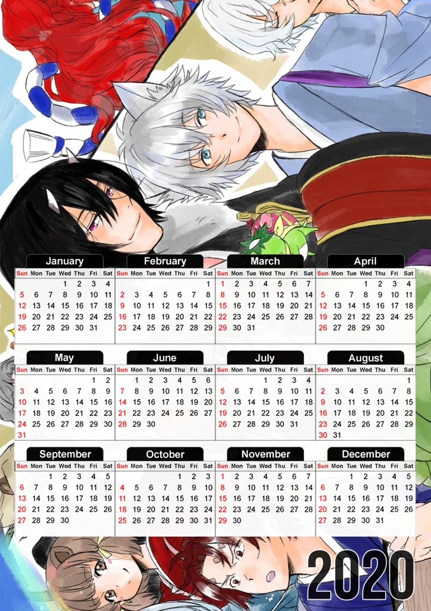 Kakuriyo no yadomeshi für A3 Fotokalender 30x43cm