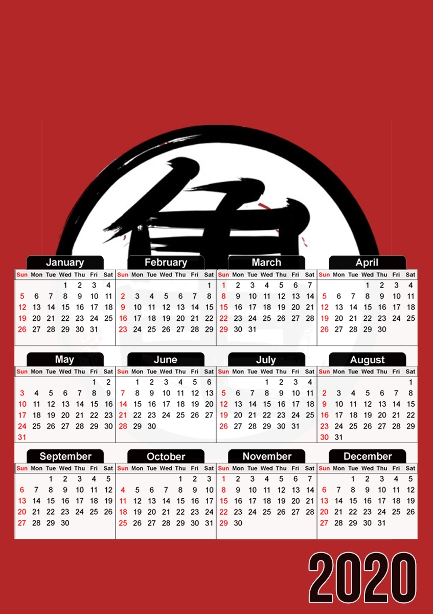 Kameha Kanji für A3 Fotokalender 30x43cm