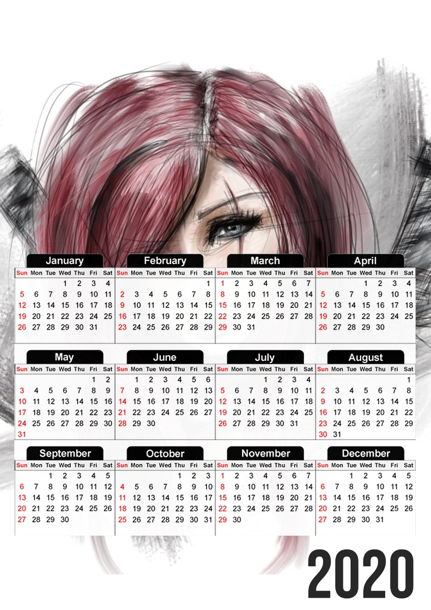 Katarina Drawing für A3 Fotokalender 30x43cm