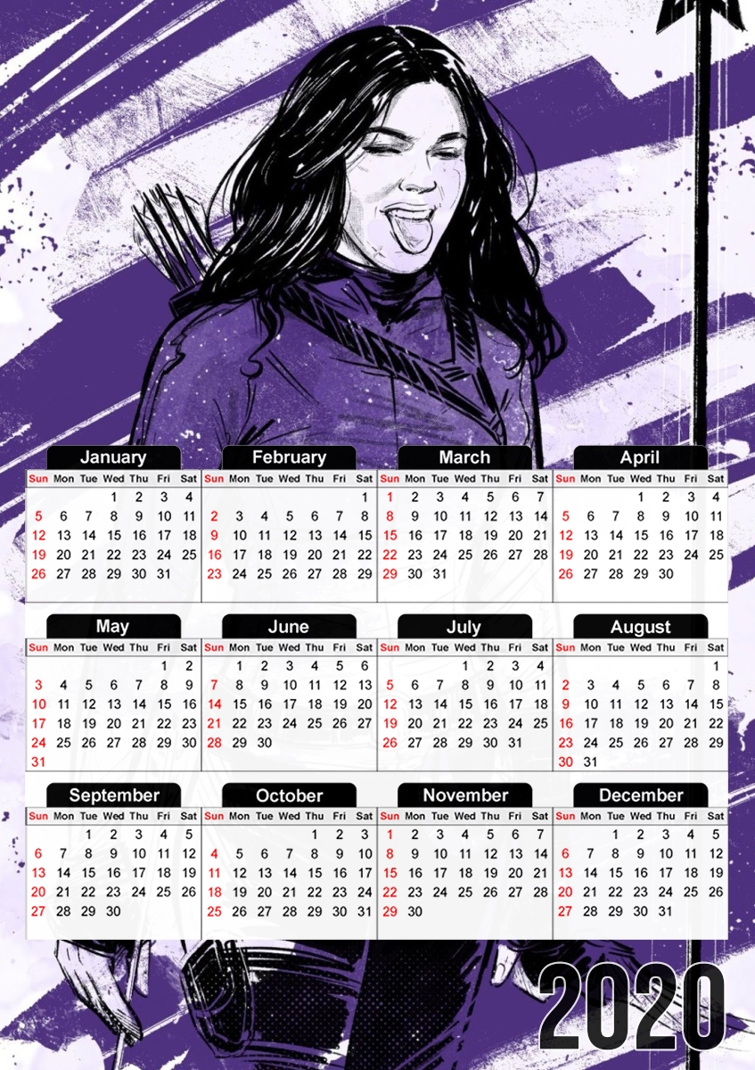 Kate Bishop für A3 Fotokalender 30x43cm