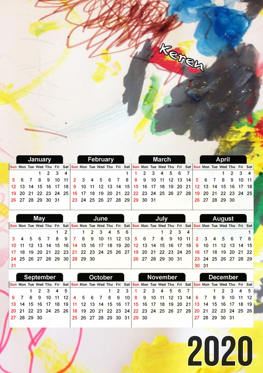 Keren 2 für A3 Fotokalender 30x43cm