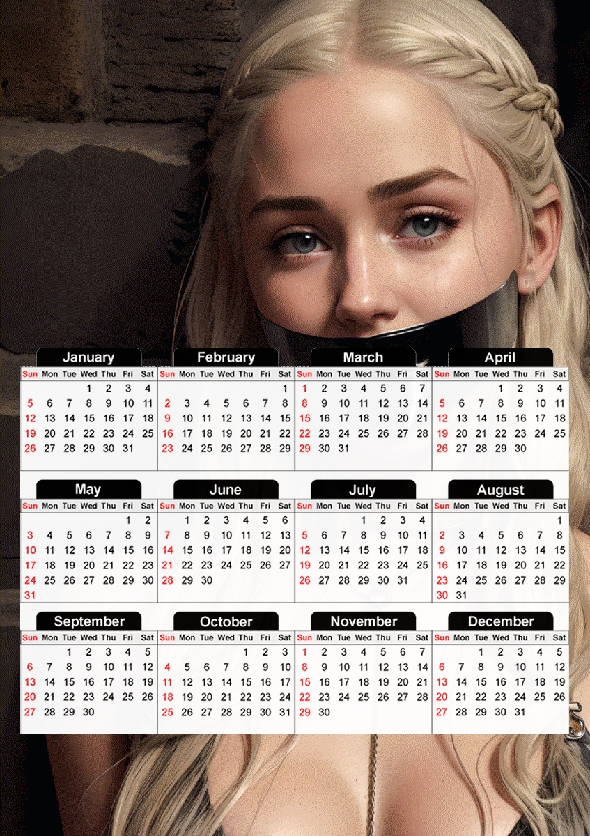 Khaleesi capture für A3 Fotokalender 30x43cm