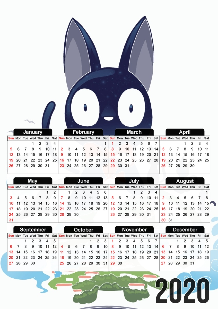 Kiki Delivery Service für A3 Fotokalender 30x43cm