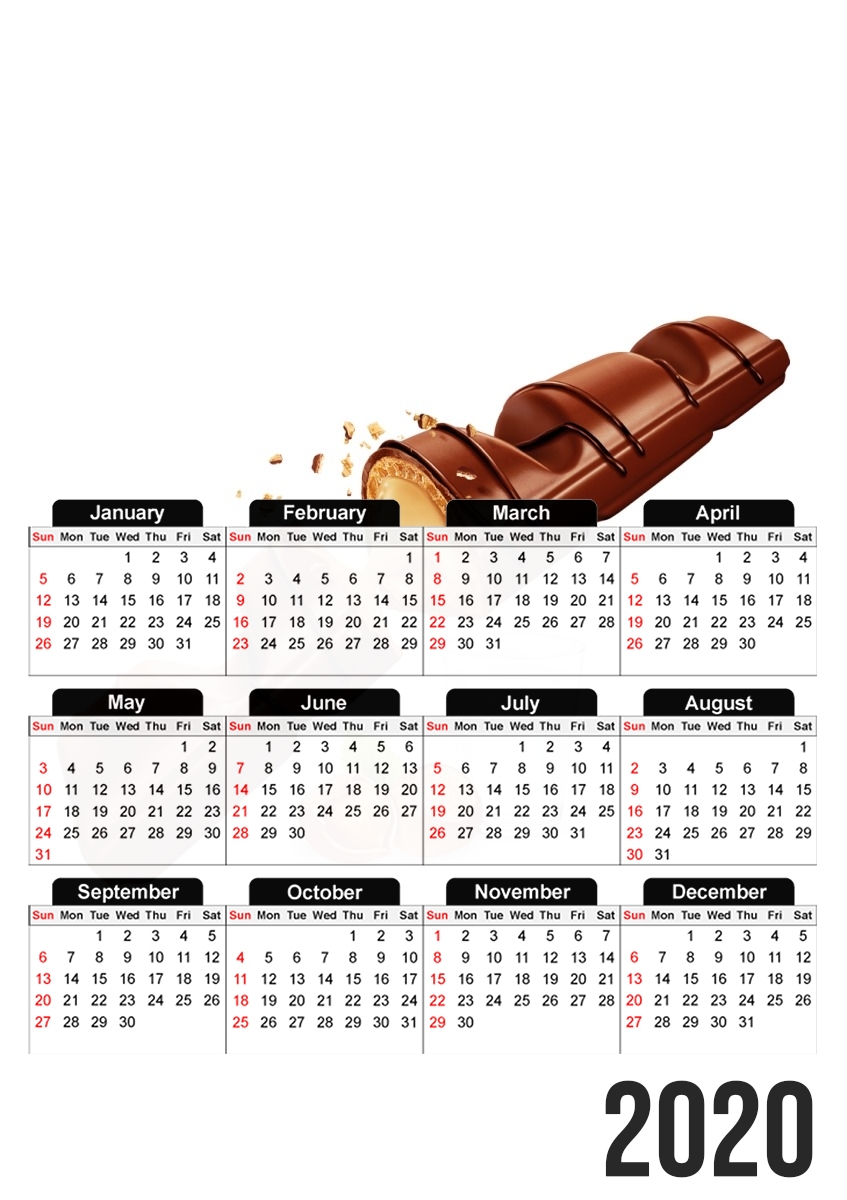 Kinder Bueno für A3 Fotokalender 30x43cm