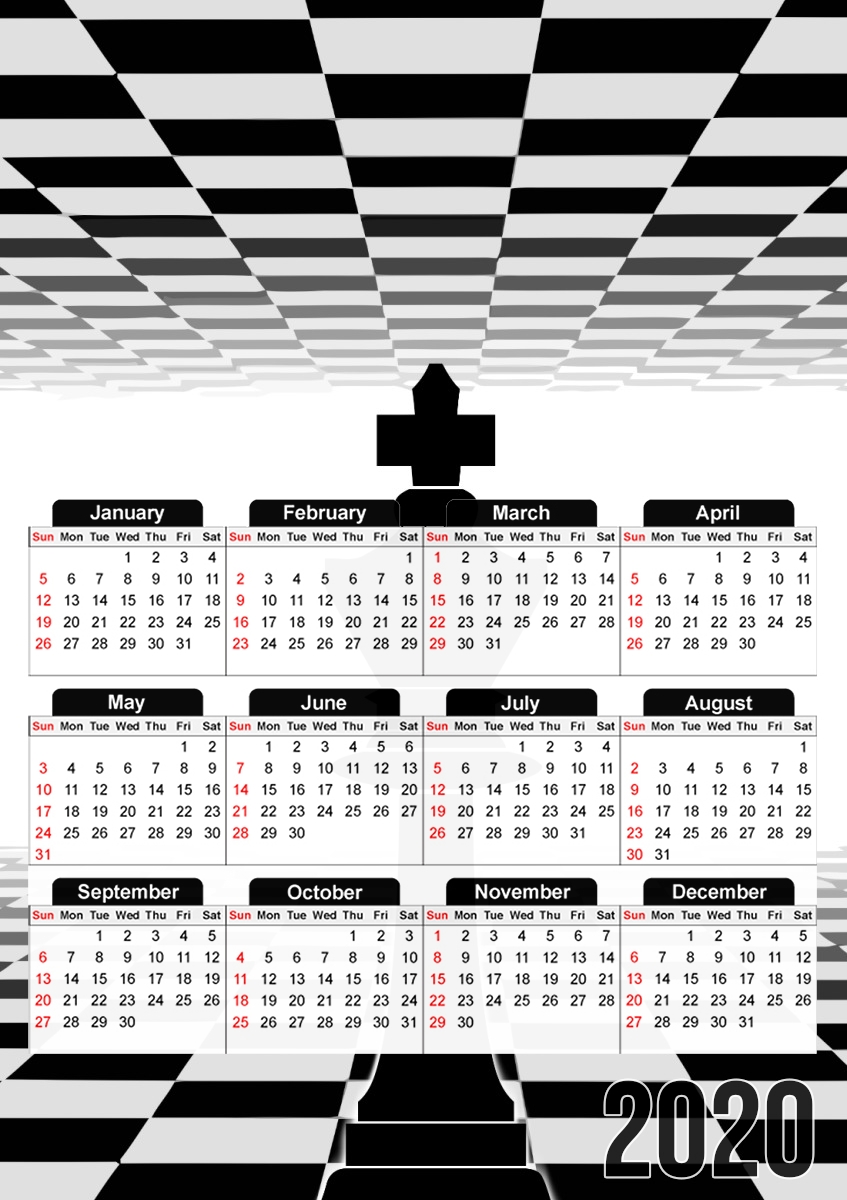 King Chess für A3 Fotokalender 30x43cm