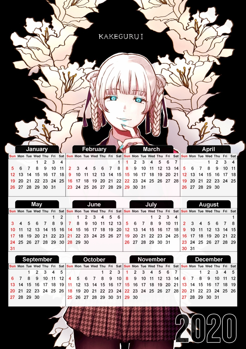 Kirari momobami für A3 Fotokalender 30x43cm