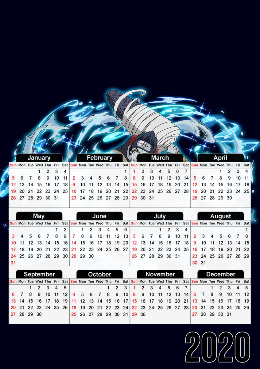 Kisame Water Sharks für A3 Fotokalender 30x43cm