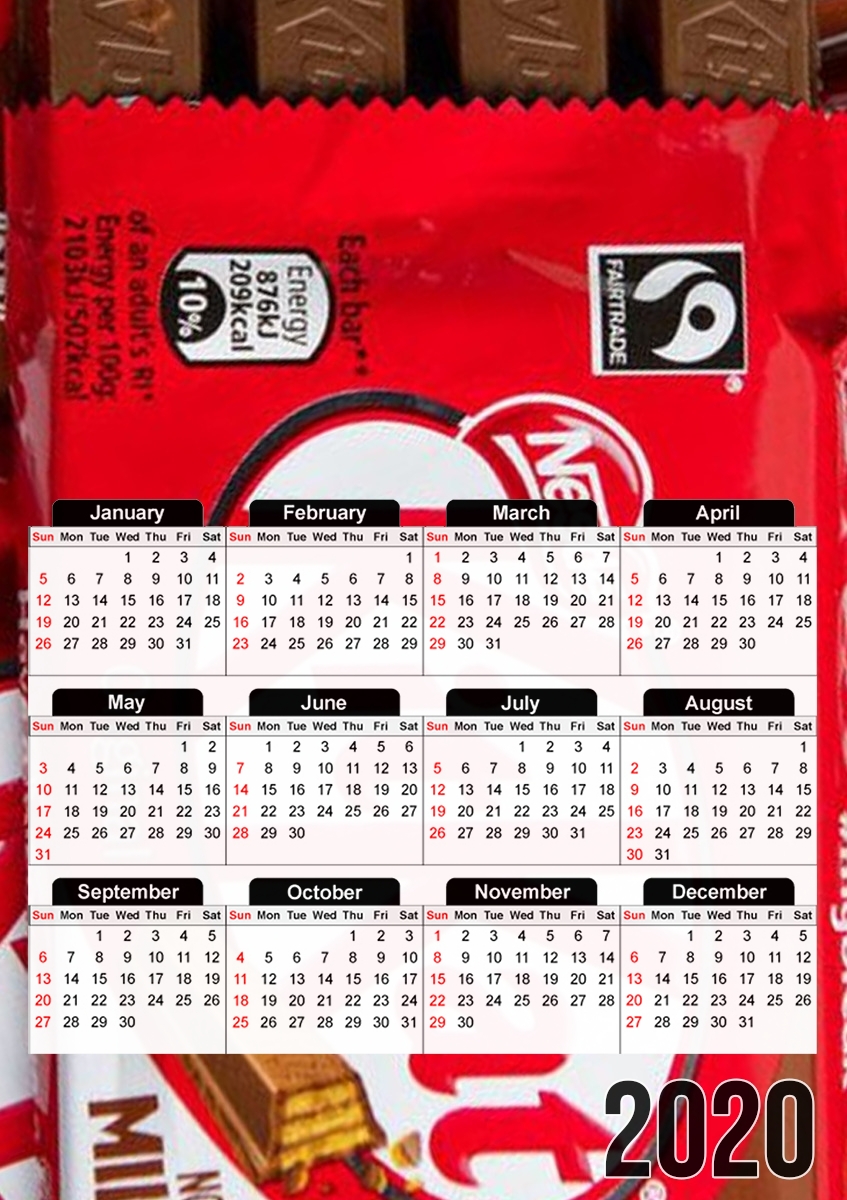 kit kat chocolate für A3 Fotokalender 30x43cm