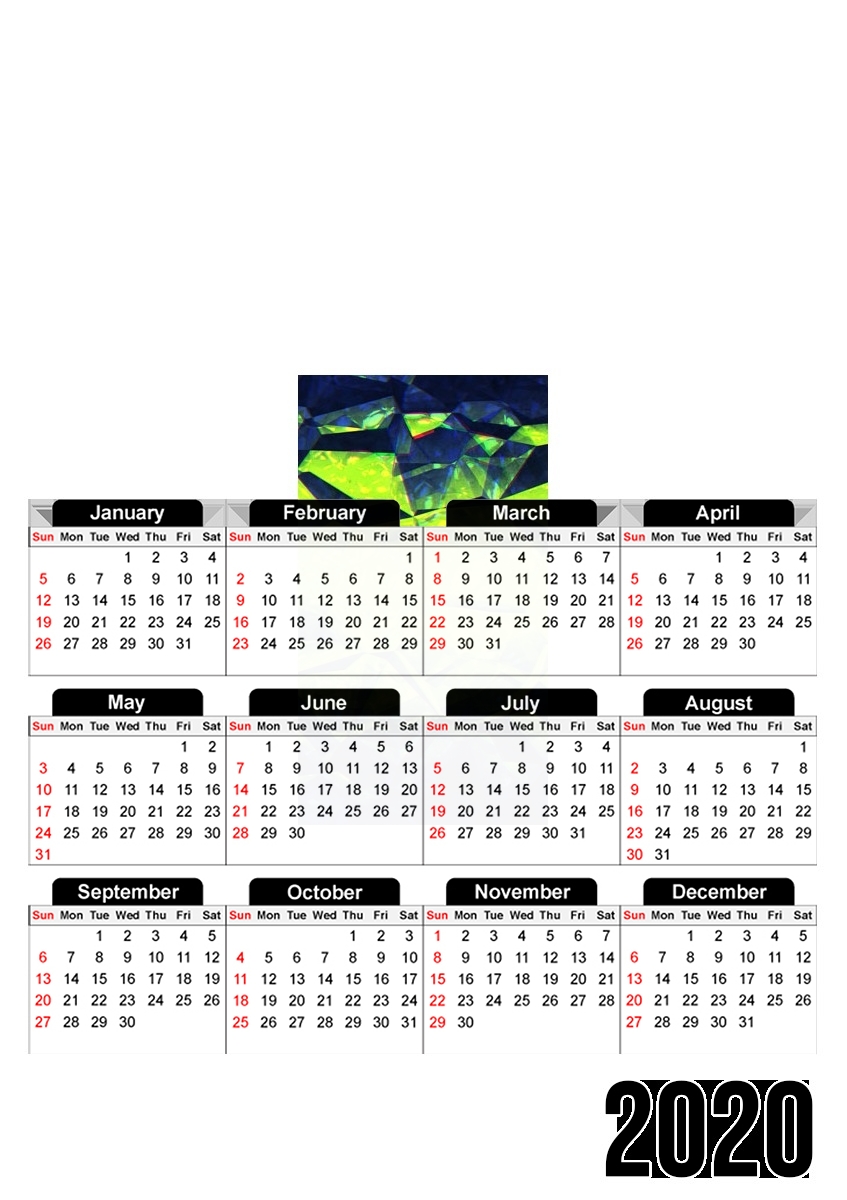 Kryptonium für A3 Fotokalender 30x43cm