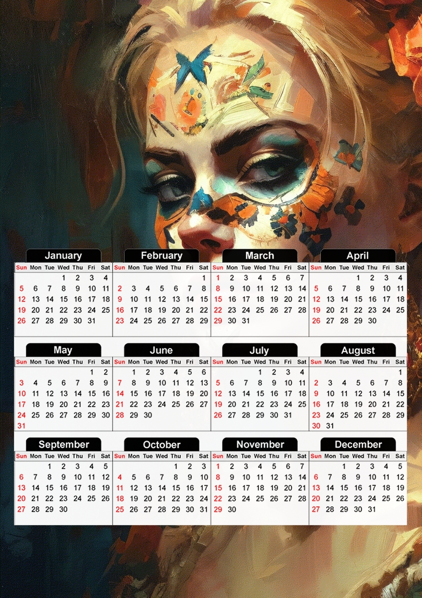 Lady Death für A3 Fotokalender 30x43cm