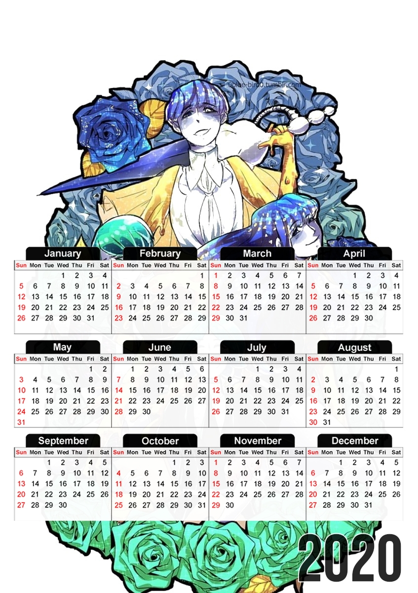 land of the lustrous für A3 Fotokalender 30x43cm