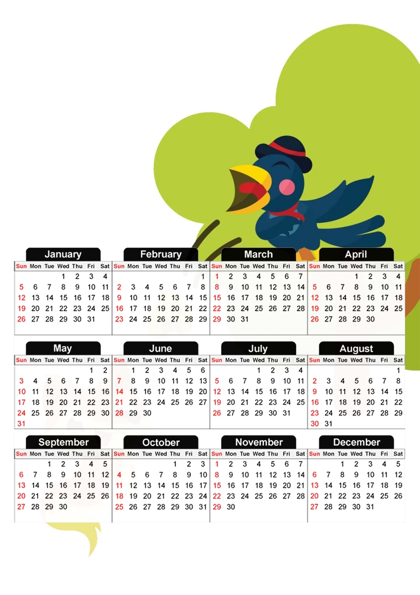 Le corbeau et le renard für A3 Fotokalender 30x43cm