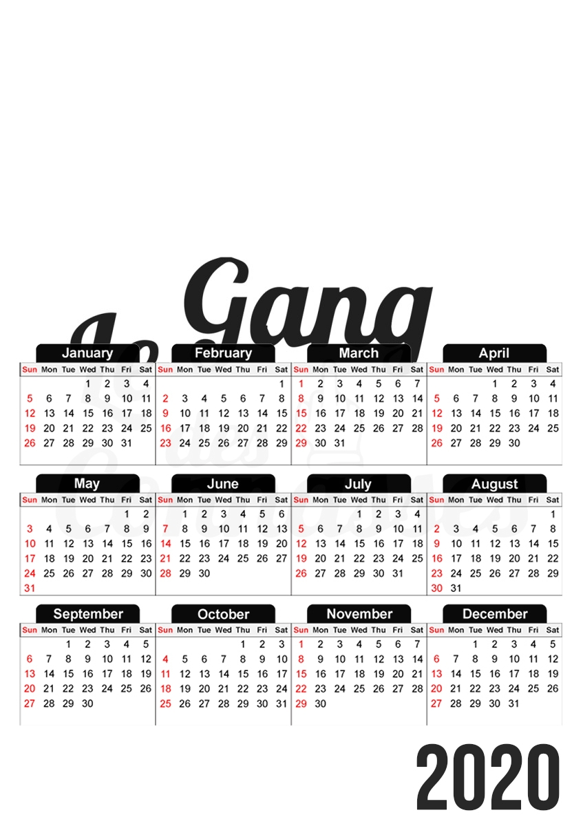 Le gang des connasses für A3 Fotokalender 30x43cm