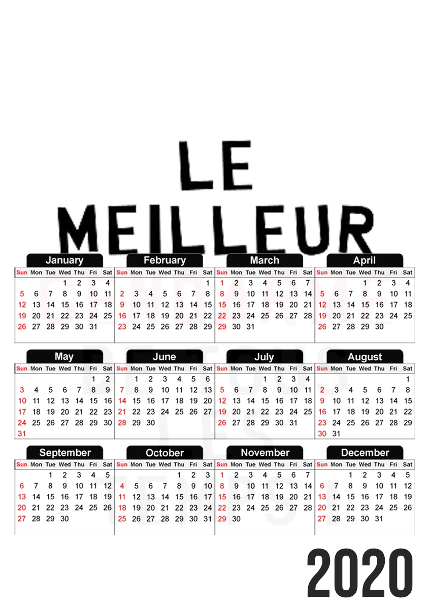 Le meilleur gendarme de tous les temps für A3 Fotokalender 30x43cm