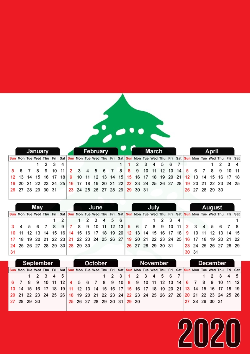 Lebanon für A3 Fotokalender 30x43cm