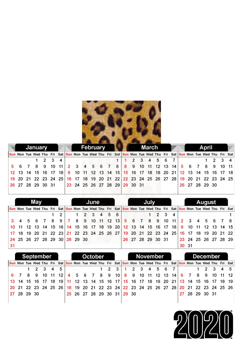 Leopard für A3 Fotokalender 30x43cm
