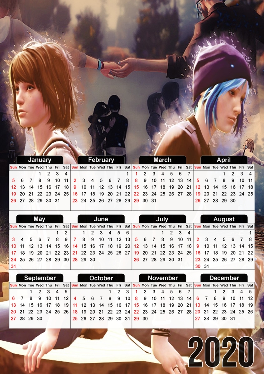 Life Is Strange Mixed Scenes für A3 Fotokalender 30x43cm