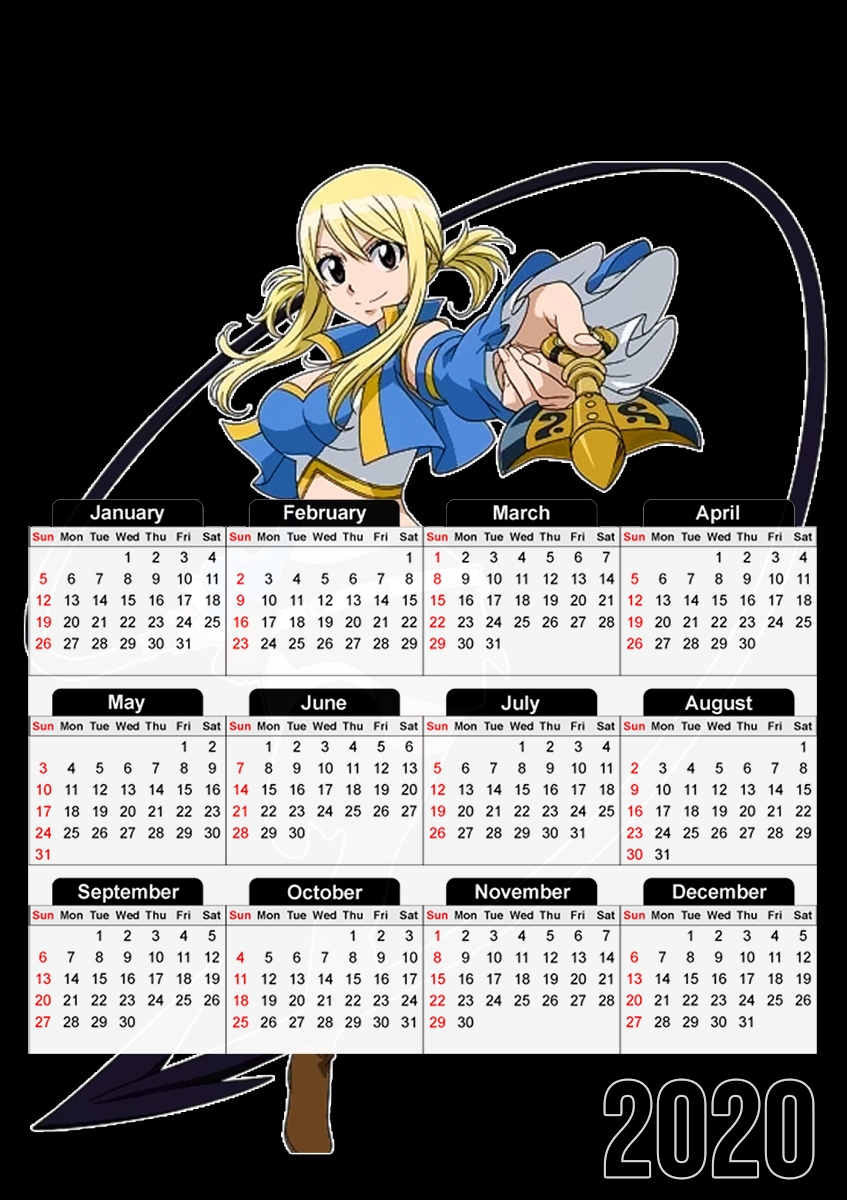 Lucy heartfilia für A3 Fotokalender 30x43cm