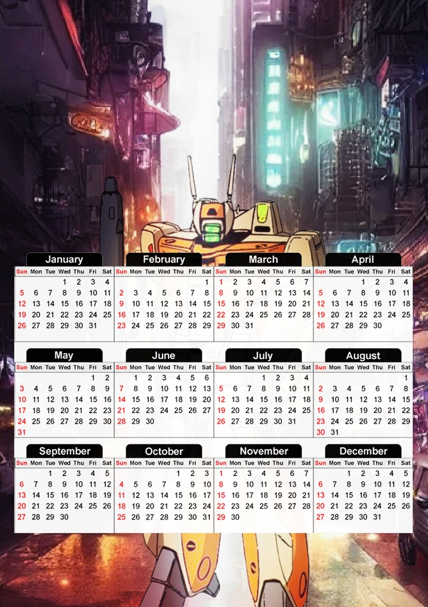 Macross Mech V3 für A3 Fotokalender 30x43cm