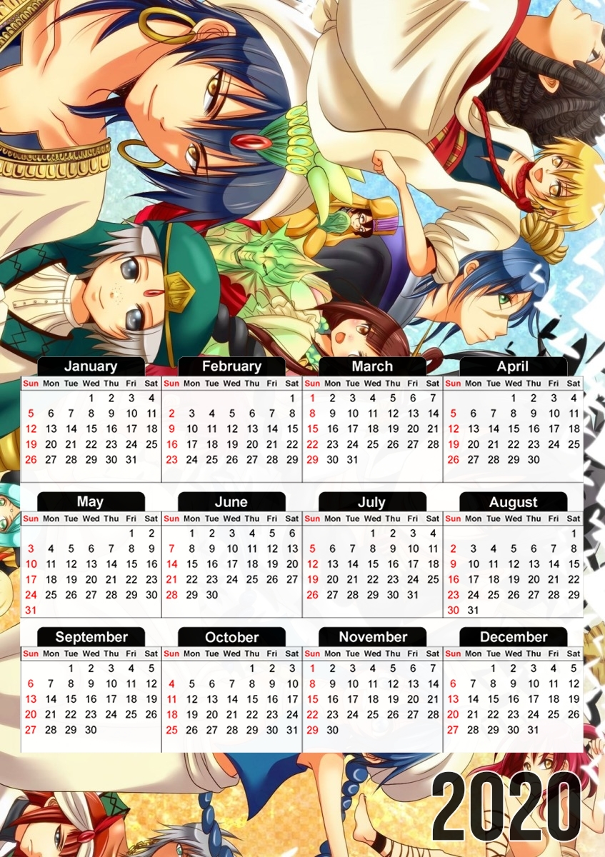 Magi Fan Art für A3 Fotokalender 30x43cm