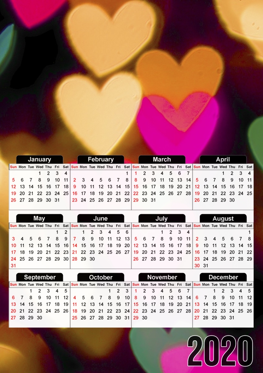 MAGIC HEARTS für A3 Fotokalender 30x43cm