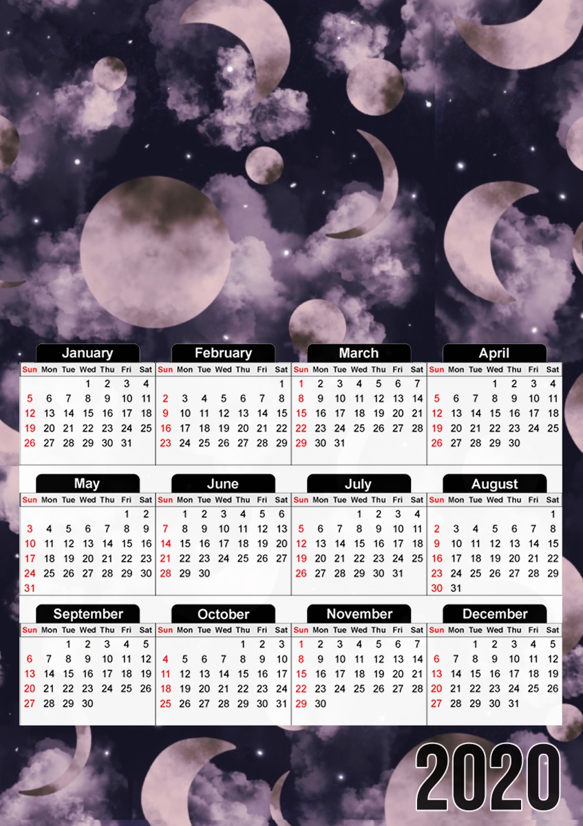 MAGIC MOONS für A3 Fotokalender 30x43cm