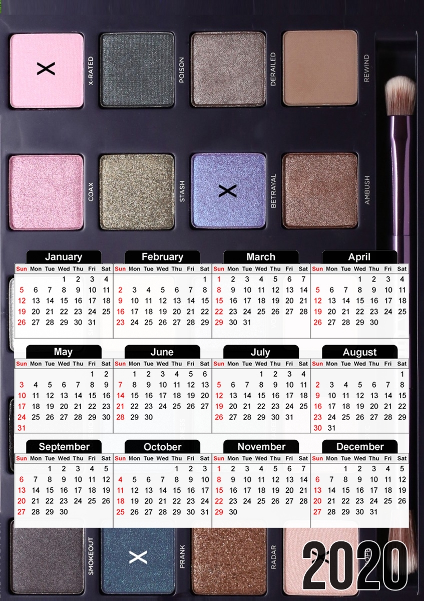 Make Up Box für A3 Fotokalender 30x43cm