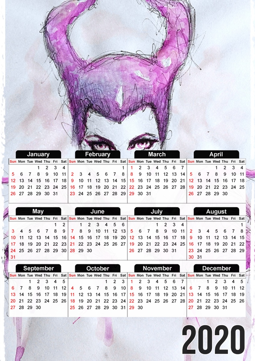 Maleficent für A3 Fotokalender 30x43cm