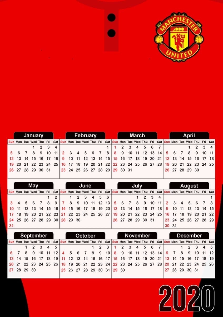 Manchester United für A3 Fotokalender 30x43cm