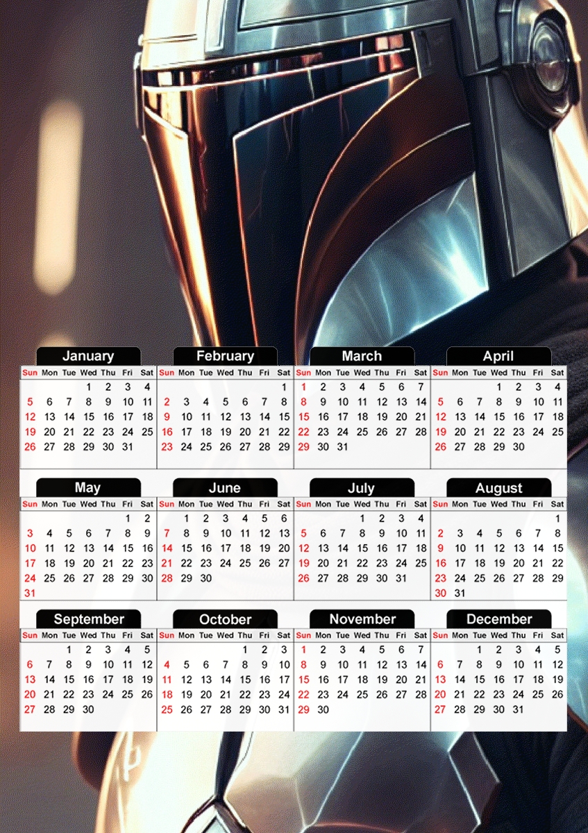 Mandalorian für A3 Fotokalender 30x43cm