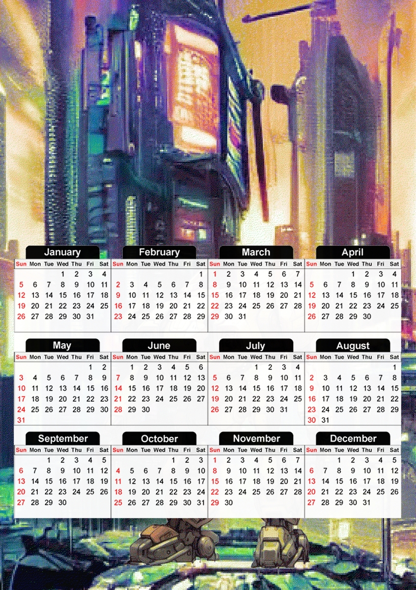 Mech Cyborg V1 für A3 Fotokalender 30x43cm