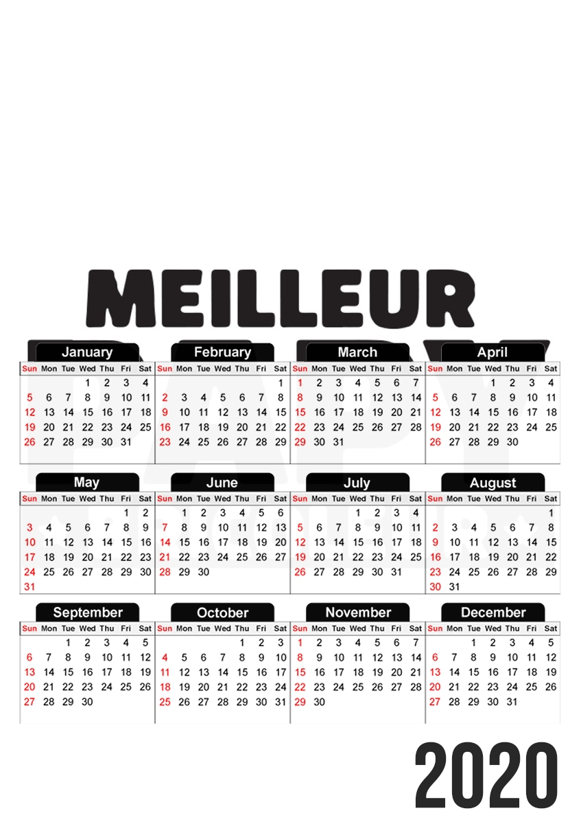 Meilleur papy bricoleur für A3 Fotokalender 30x43cm