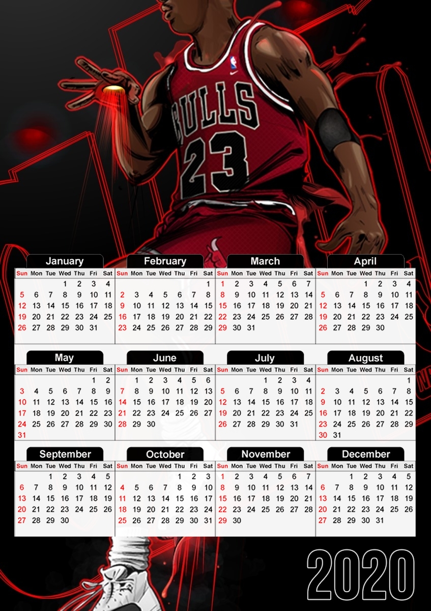 Michael Jordan für A3 Fotokalender 30x43cm