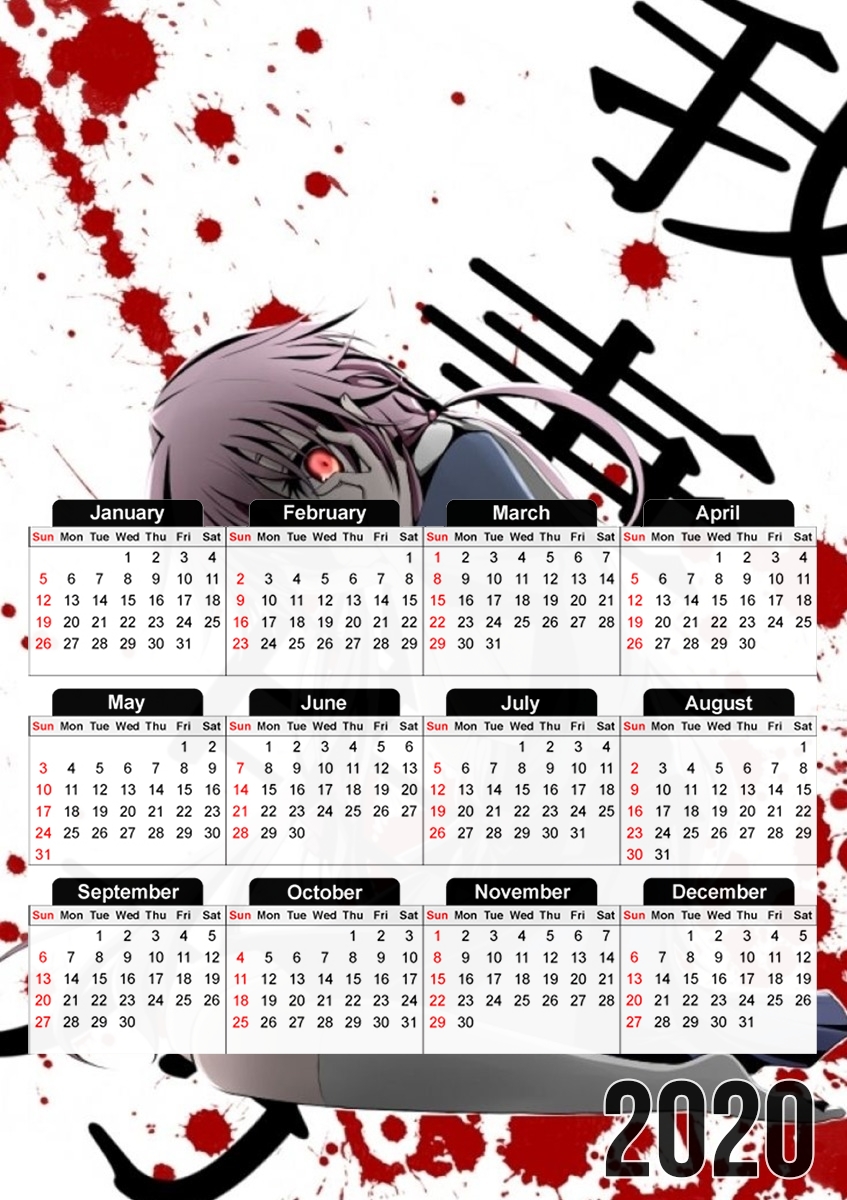 Mirai Nikki für A3 Fotokalender 30x43cm