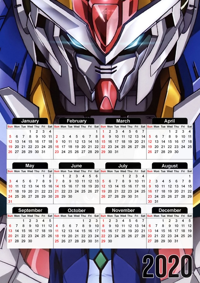 Mobile Suit Gundam für A3 Fotokalender 30x43cm