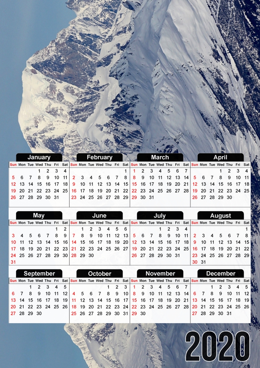 Mont Blanc für A3 Fotokalender 30x43cm