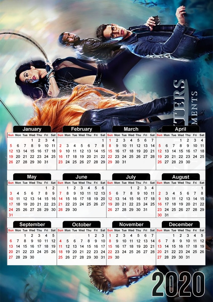 Mortal instruments Shadow hunters für A3 Fotokalender 30x43cm