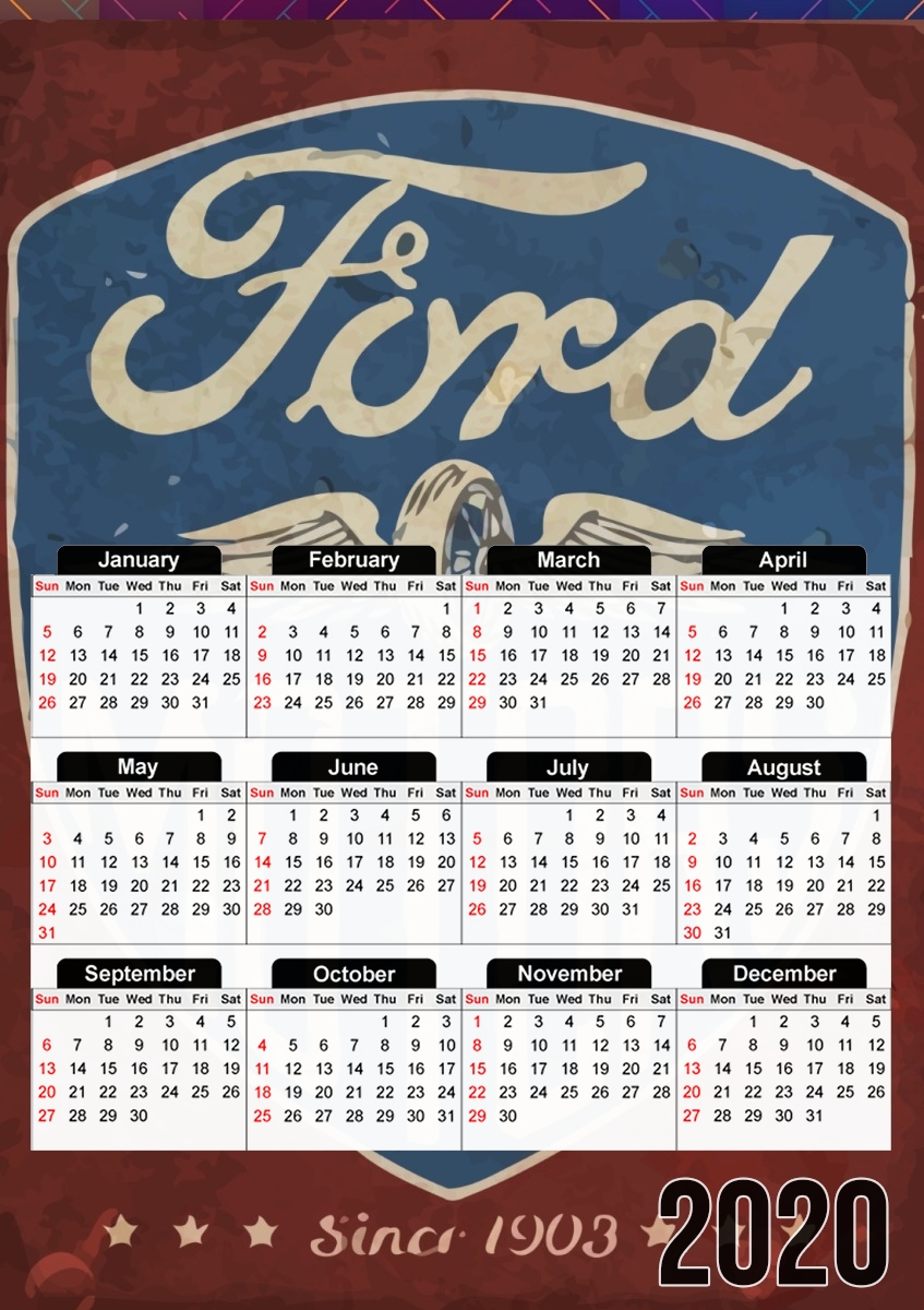 Motors vintage für A3 Fotokalender 30x43cm