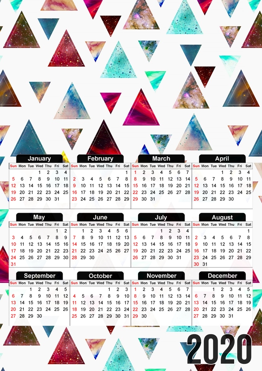 Multicolor Trianspace  für A3 Fotokalender 30x43cm