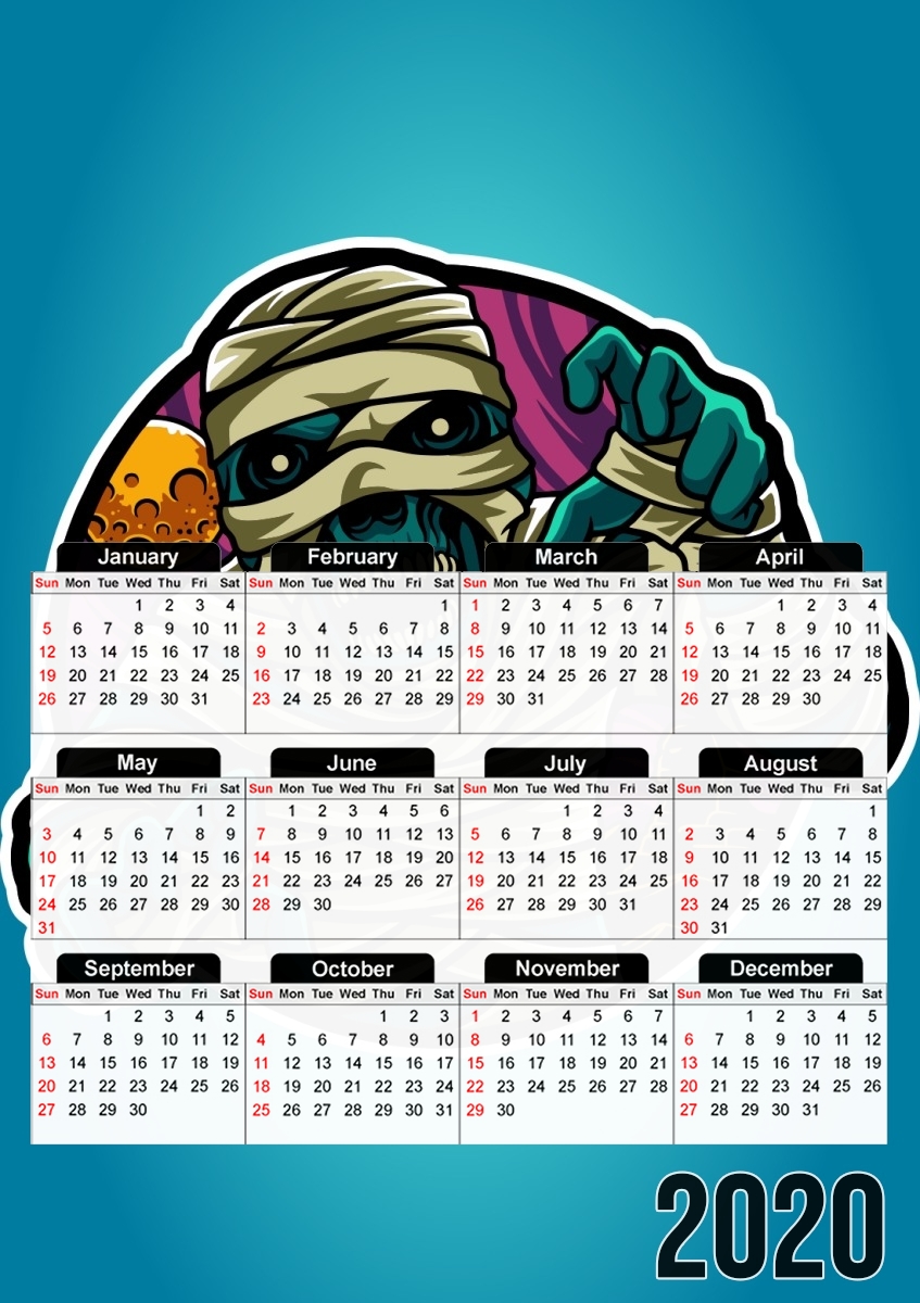 mummy vector für A3 Fotokalender 30x43cm