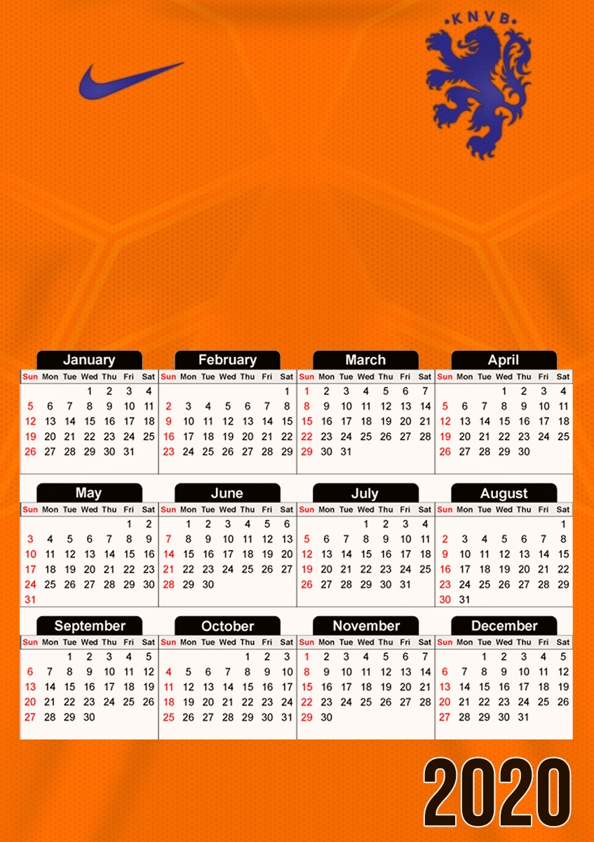 Home Kit Netherlands für A3 Fotokalender 30x43cm