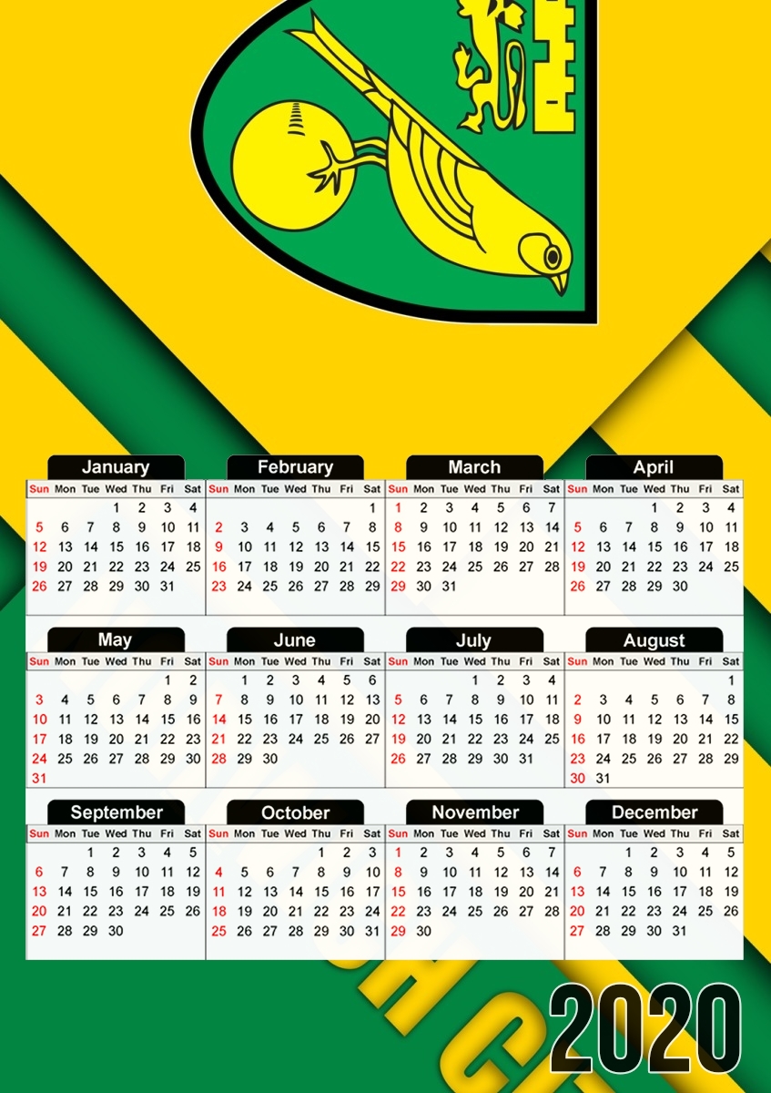 Norwich City für A3 Fotokalender 30x43cm