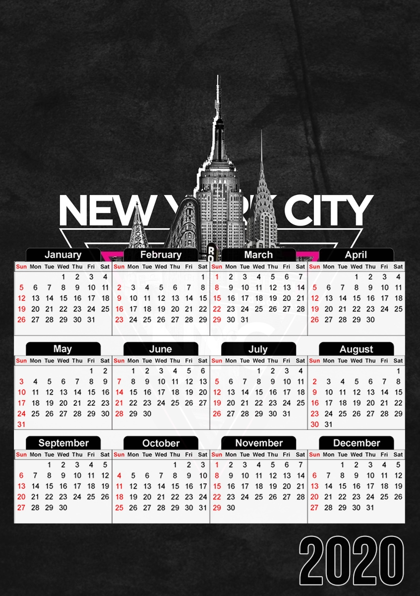 NYC V [pink] für A3 Fotokalender 30x43cm