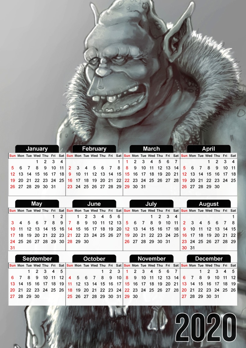 Ogre  für A3 Fotokalender 30x43cm