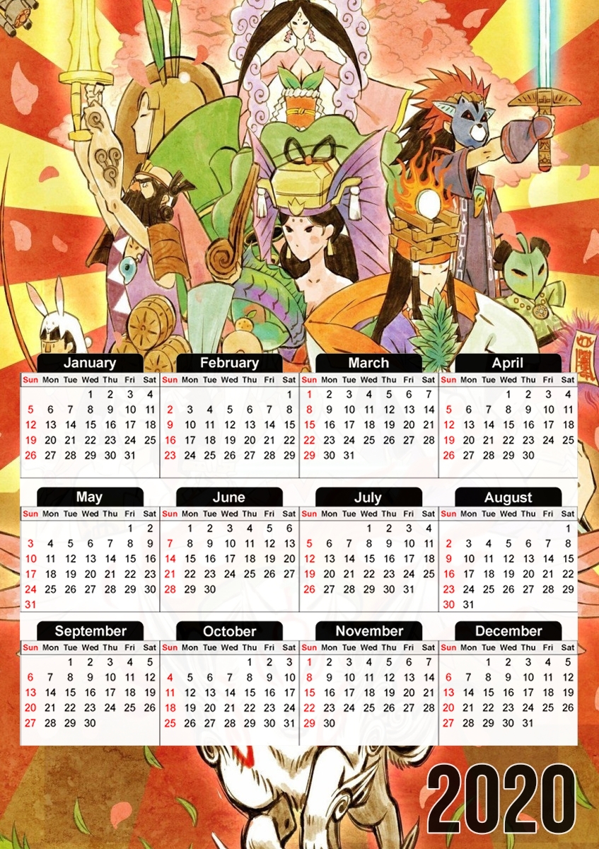 Okami HD für A3 Fotokalender 30x43cm