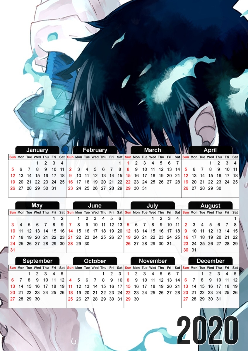 Okumura Rin Exorcist für A3 Fotokalender 30x43cm