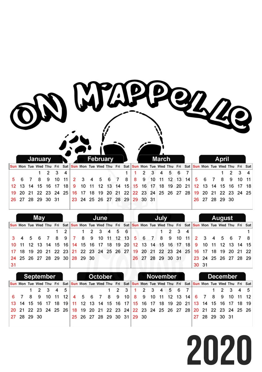 On mappelle lovni für A3 Fotokalender 30x43cm