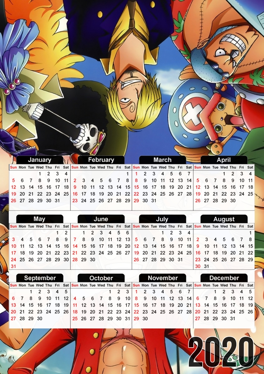 One Piece CREW für A3 Fotokalender 30x43cm