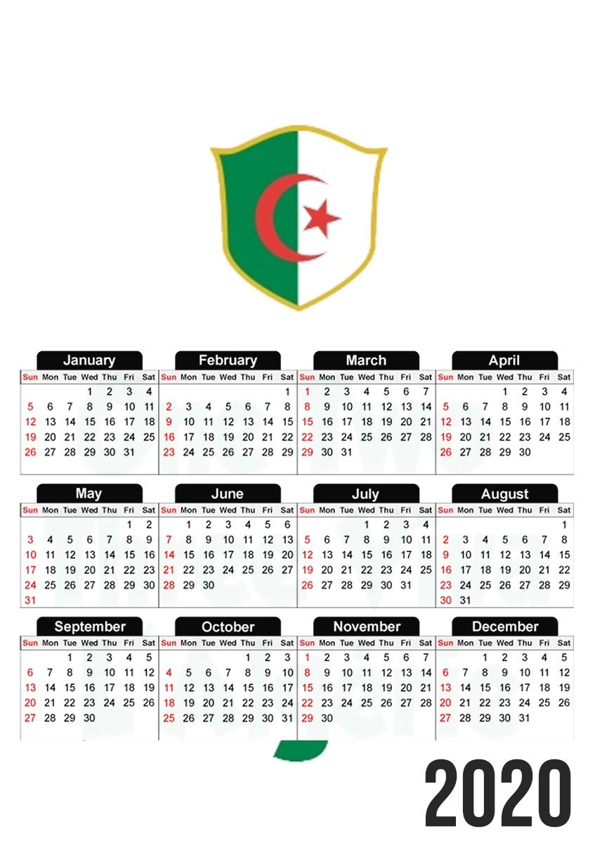 One Two Three Viva Algerie für A3 Fotokalender 30x43cm